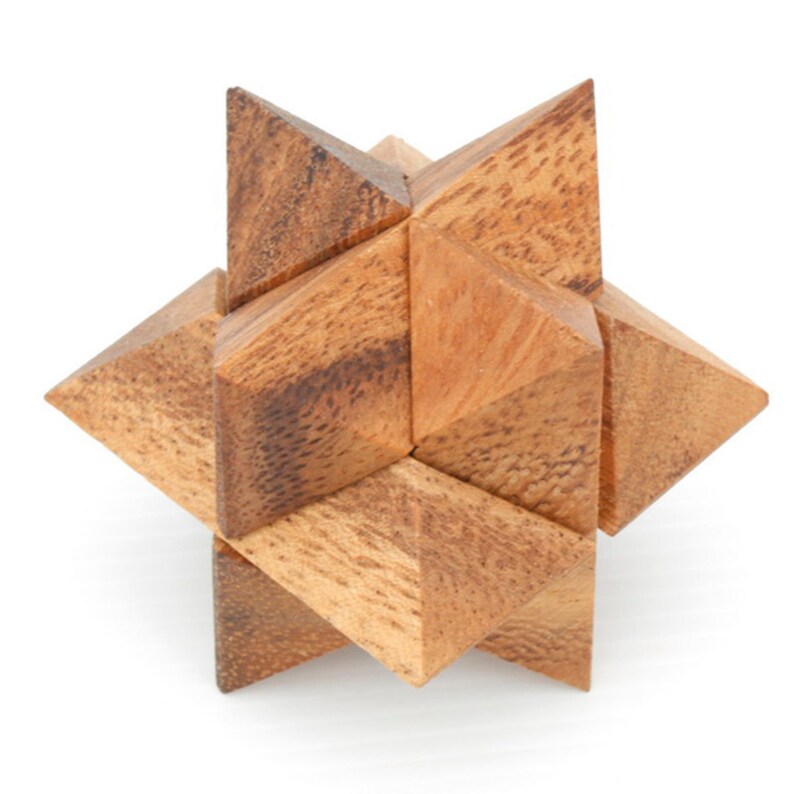 12 unique hand made wooden Puzzles in a Deluxe Gift Box Set-for kids or adults 5
