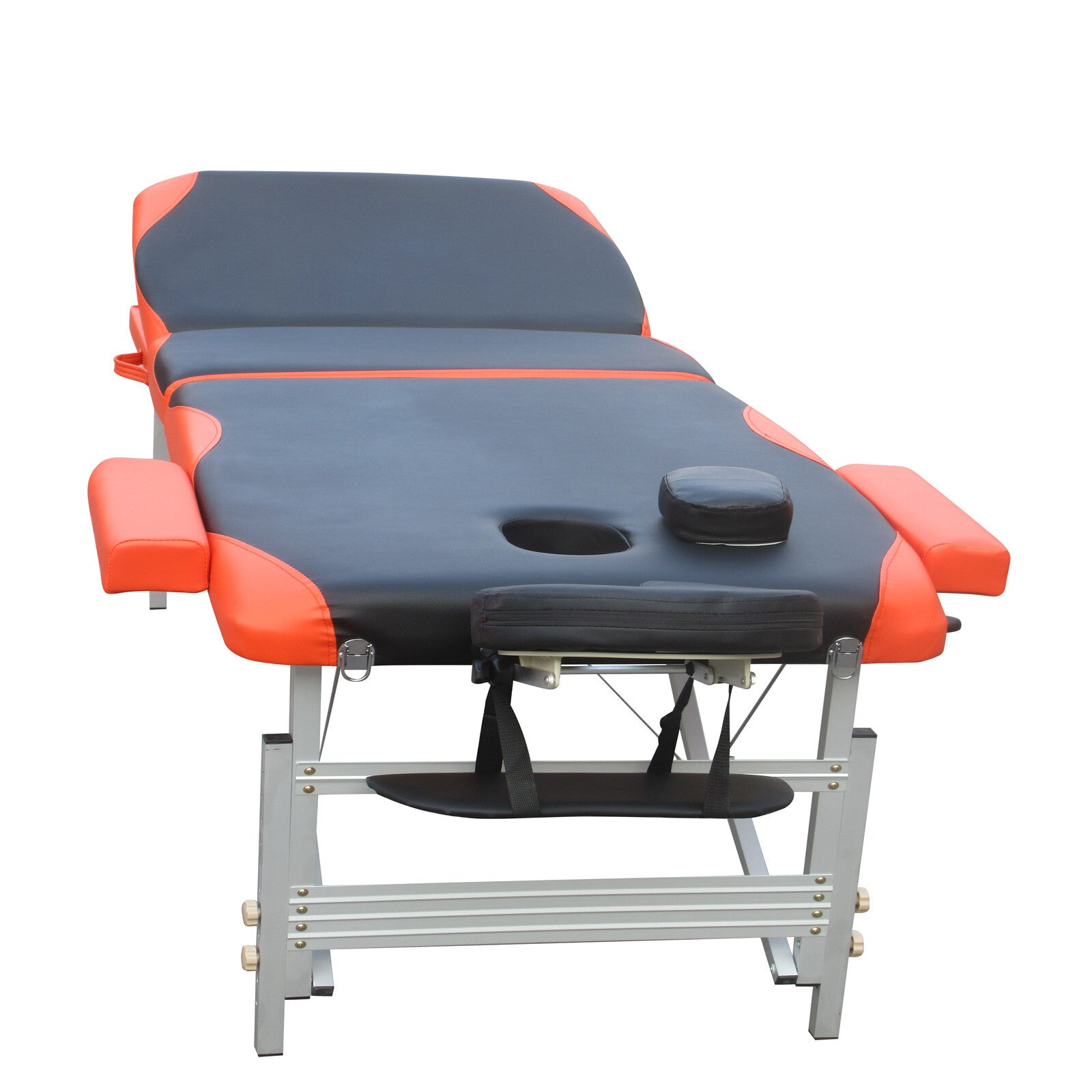 YES4HOMES 3 Fold 5 cm Thickness Foam Portable Aluminium Massage Table Massage Bed Beauty Therapy 4