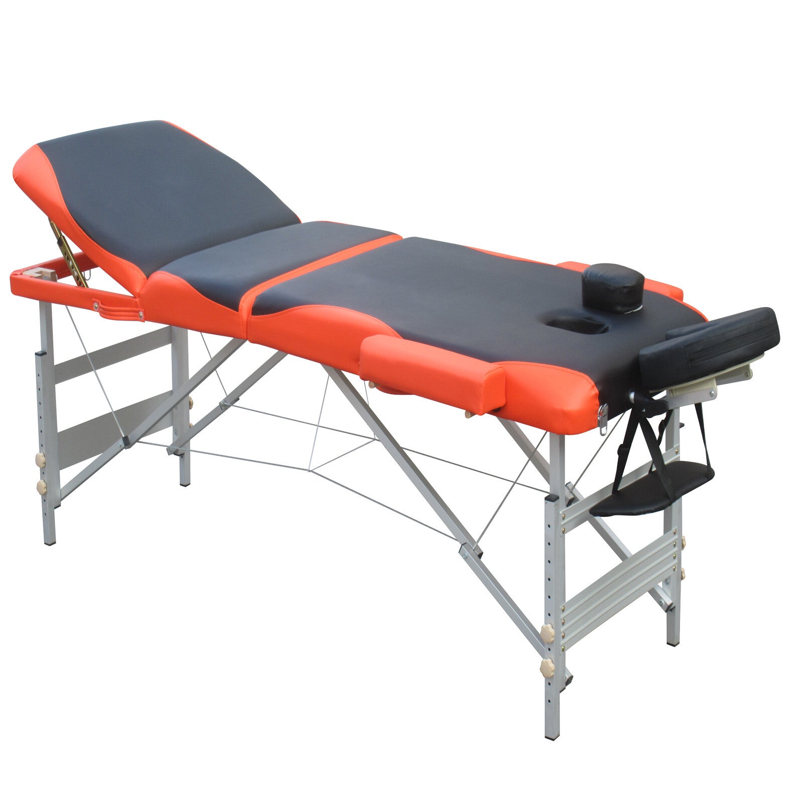YES4HOMES 3 Fold 5 cm Thickness Foam Portable Aluminium Massage Table Massage Bed Beauty Therapy 5