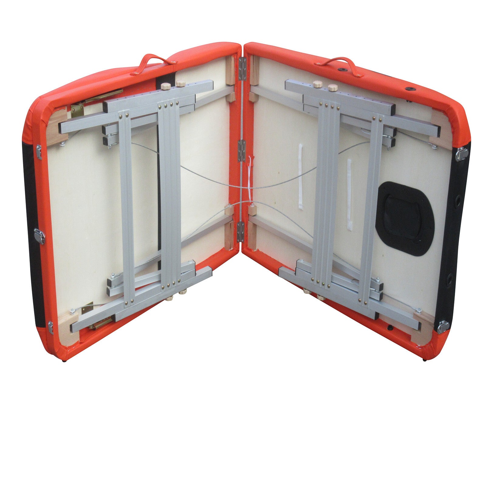 YES4HOMES 3 Fold 5 cm Thickness Foam Portable Aluminium Massage Table Massage Bed Beauty Therapy 7