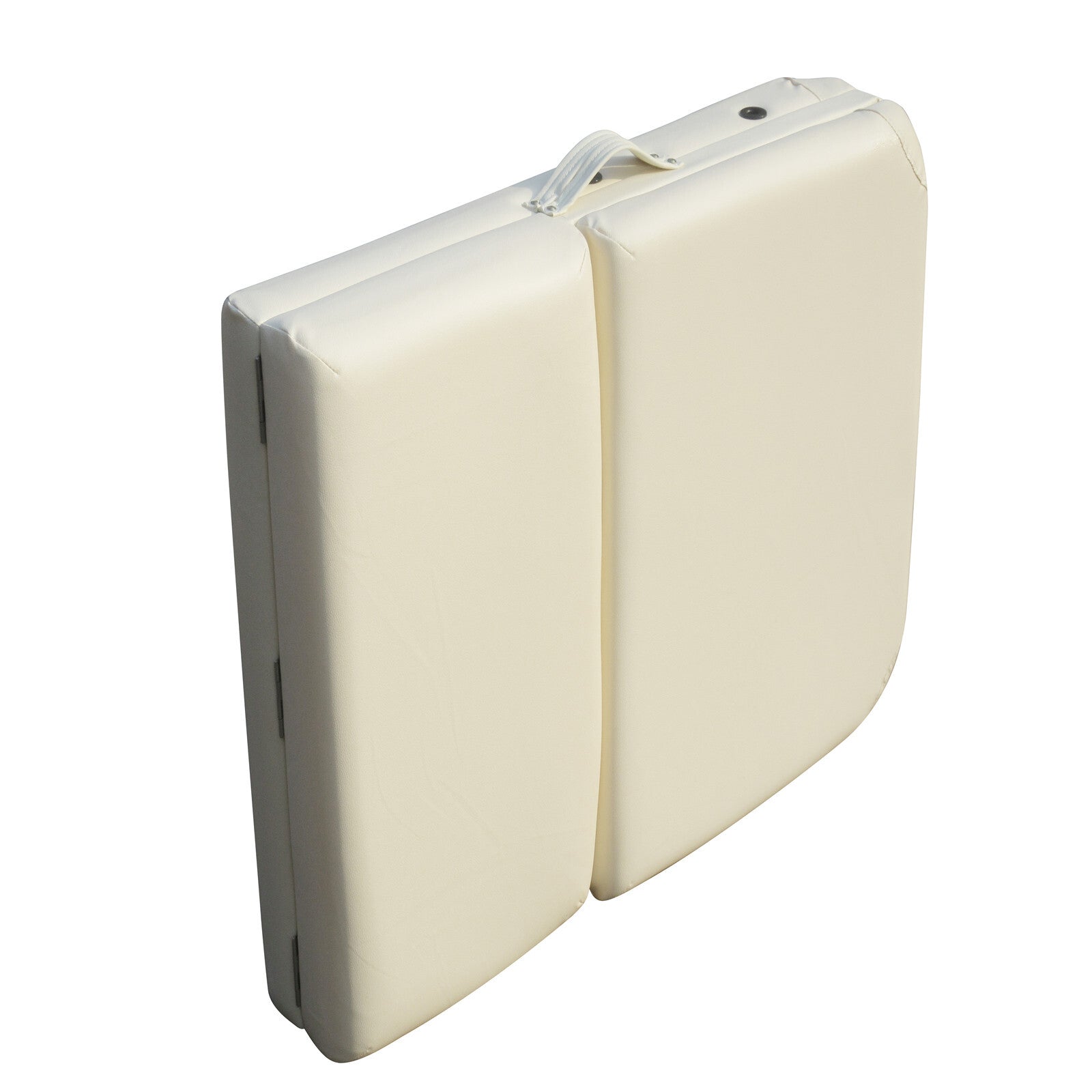 YES4HOMES 3 Fold 5 cm Thickness Foam Portable Aluminium Massage Table Massage Bed Beauty Therapy Beige 5