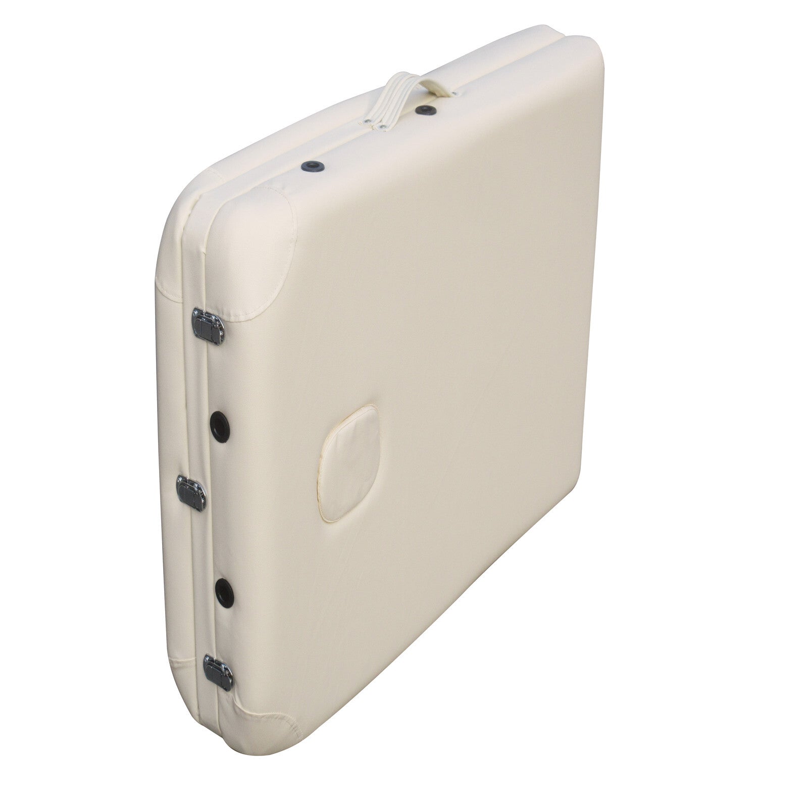 YES4HOMES 3 Fold 5 cm Thickness Foam Portable Aluminium Massage Table Massage Bed Beauty Therapy Beige 6