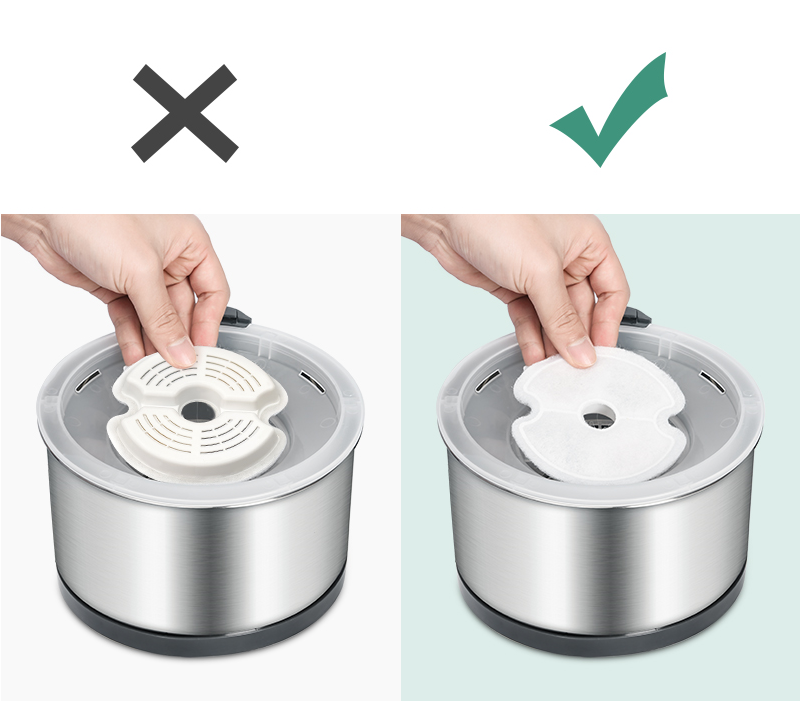YES4PETS 16x Pet Dog Cat Fountain Filter Replacement Activated Carbon Ion Exchange Triple Filtration System Automatic 4