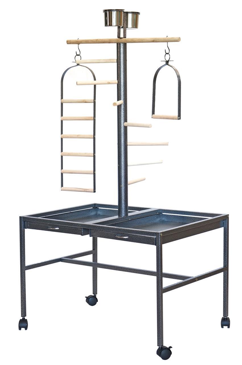YES4PETS Large Bird Parrot Playpen Gym Toy Stand On Wheels 4