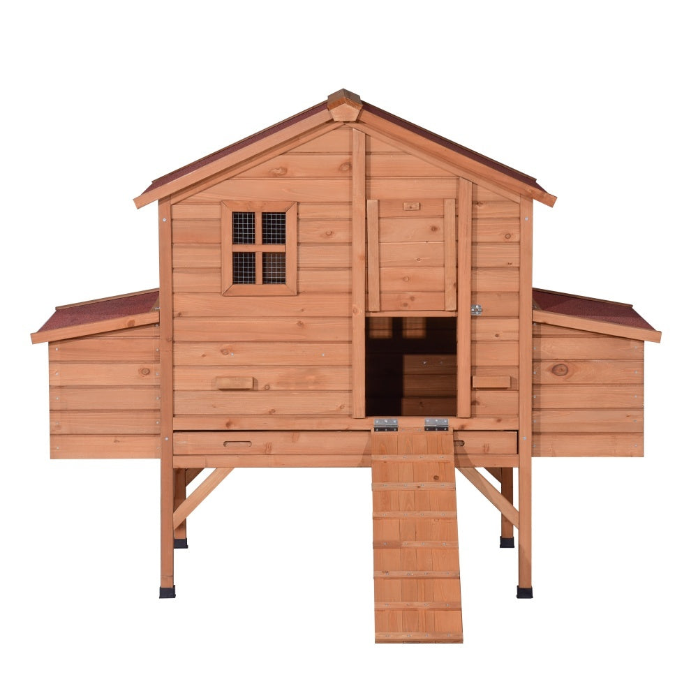 YES4PETS XXL Chicken Coop Rabbit Hutch Cage Hen Chook House 4