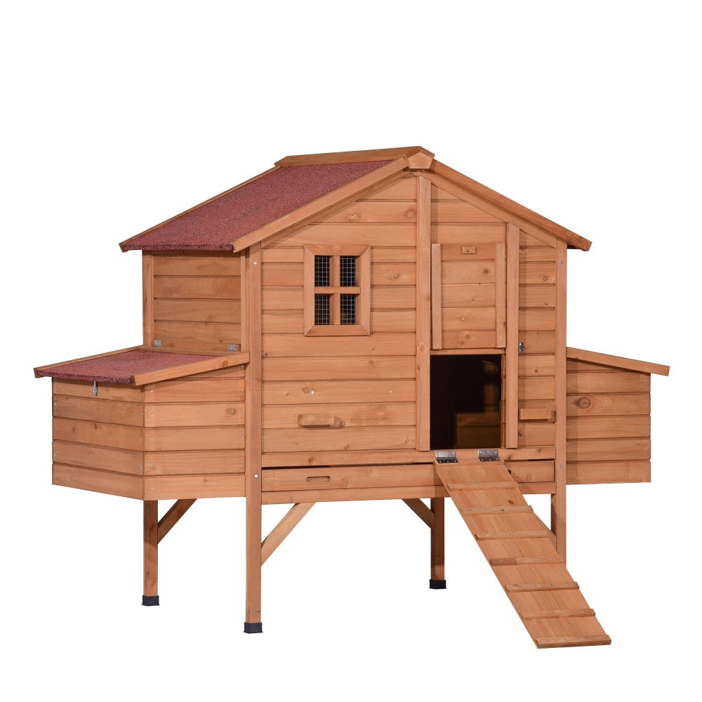 YES4PETS XXL Chicken Coop Rabbit Hutch Cage Hen Chook House 5