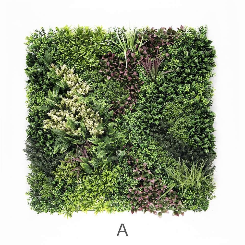 YES4HOMES 3 SQM Artificial Plant Wall Grass Panels Vertical Garden Foliage Tile Fence 1X1M 4