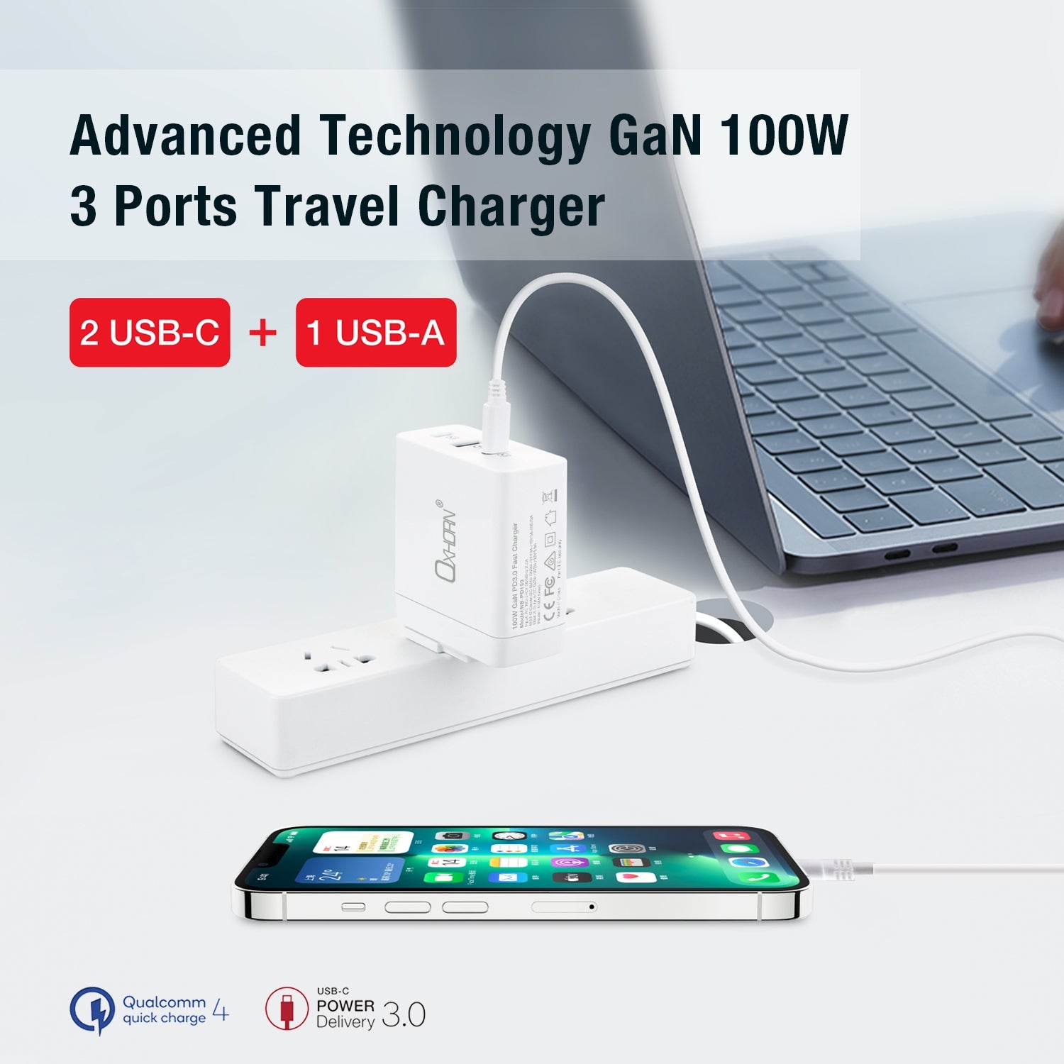 Oxhorn  Type C GaN Charger 100w 4