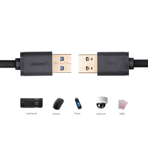 UGREEN USB3.0 A male to A male cable 2M Black (10371) 3