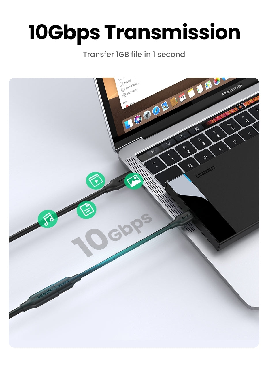 UGREEN 10387 USB-C Extension Cable 1M 7