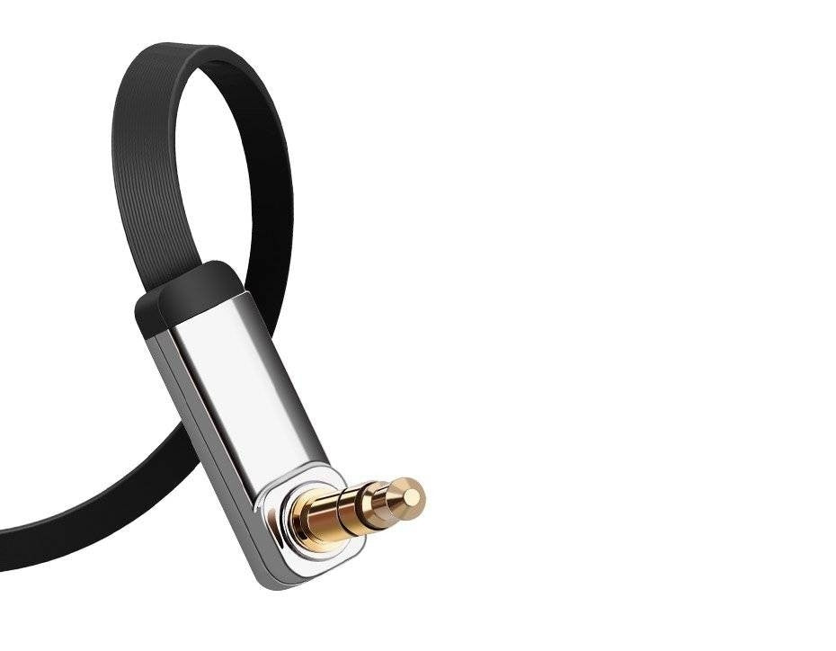 UGREEN 10728 3.5mm Male to 3.5mm Right Angle 3.5mm Aux Cable 3m (Black) 3