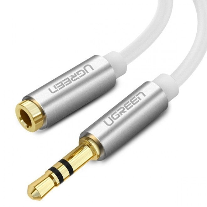 UGREEN 10778 3.5mm Male to 3.5mm Female Extension Cable 5m (White) 3