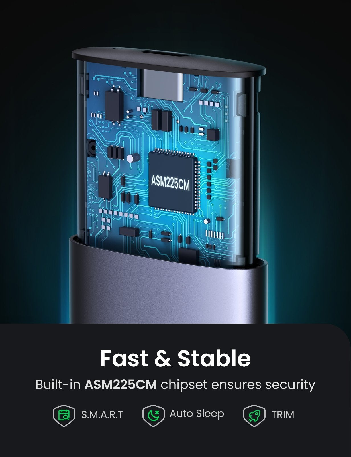 UGREEN 10902 M.2 PCIE NVMe SSD Enclosure 5