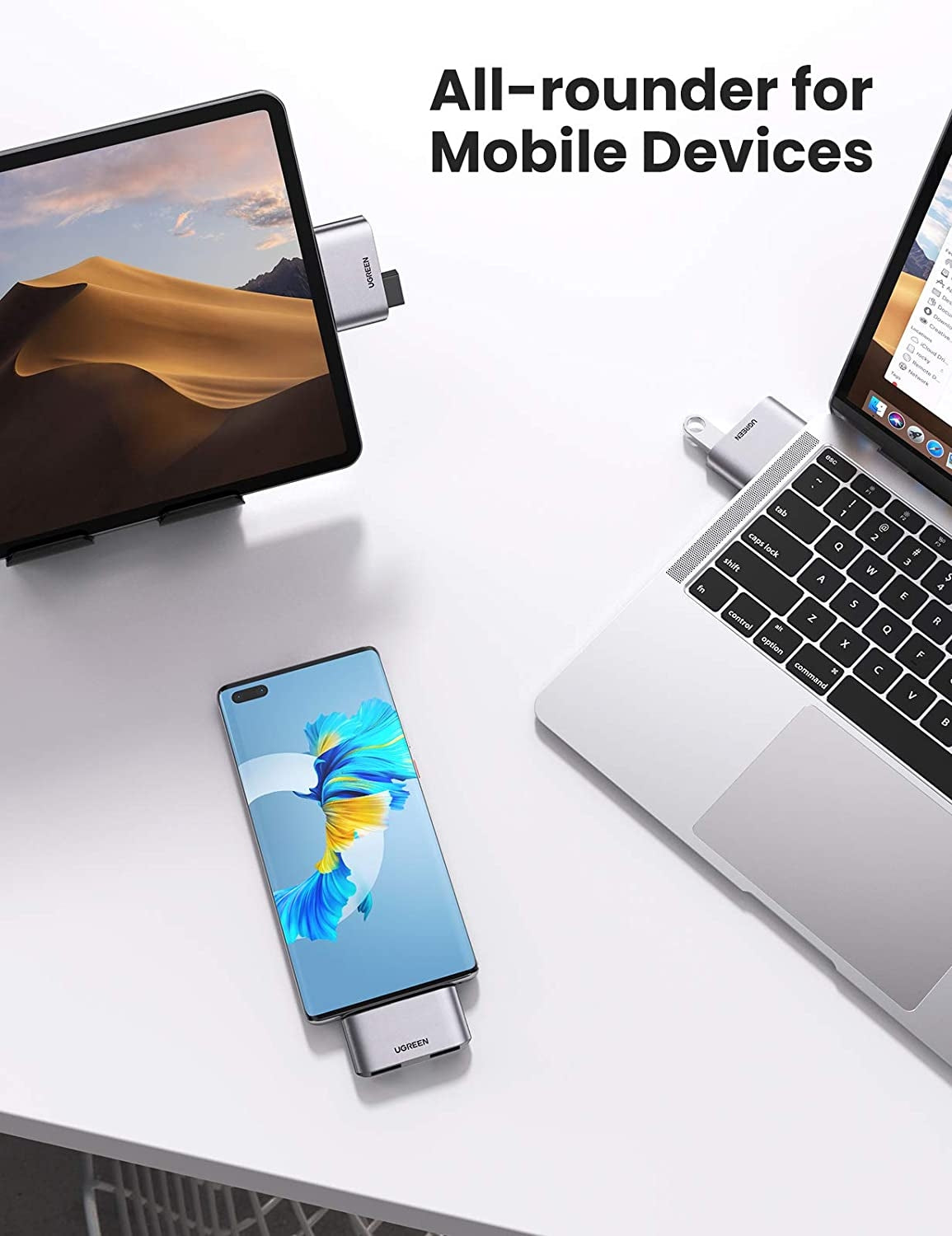 UGREEN 10912 USB-C to USB 3.0 x2 Adapter 3