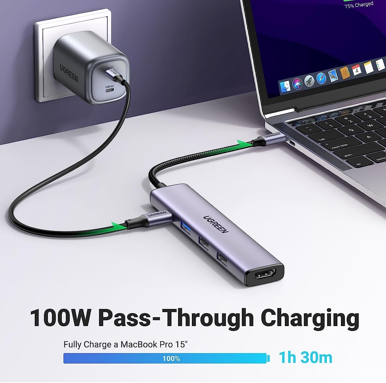 UGREEN 15495 5-in-1 USB-C Hub with 4K HDMI 5