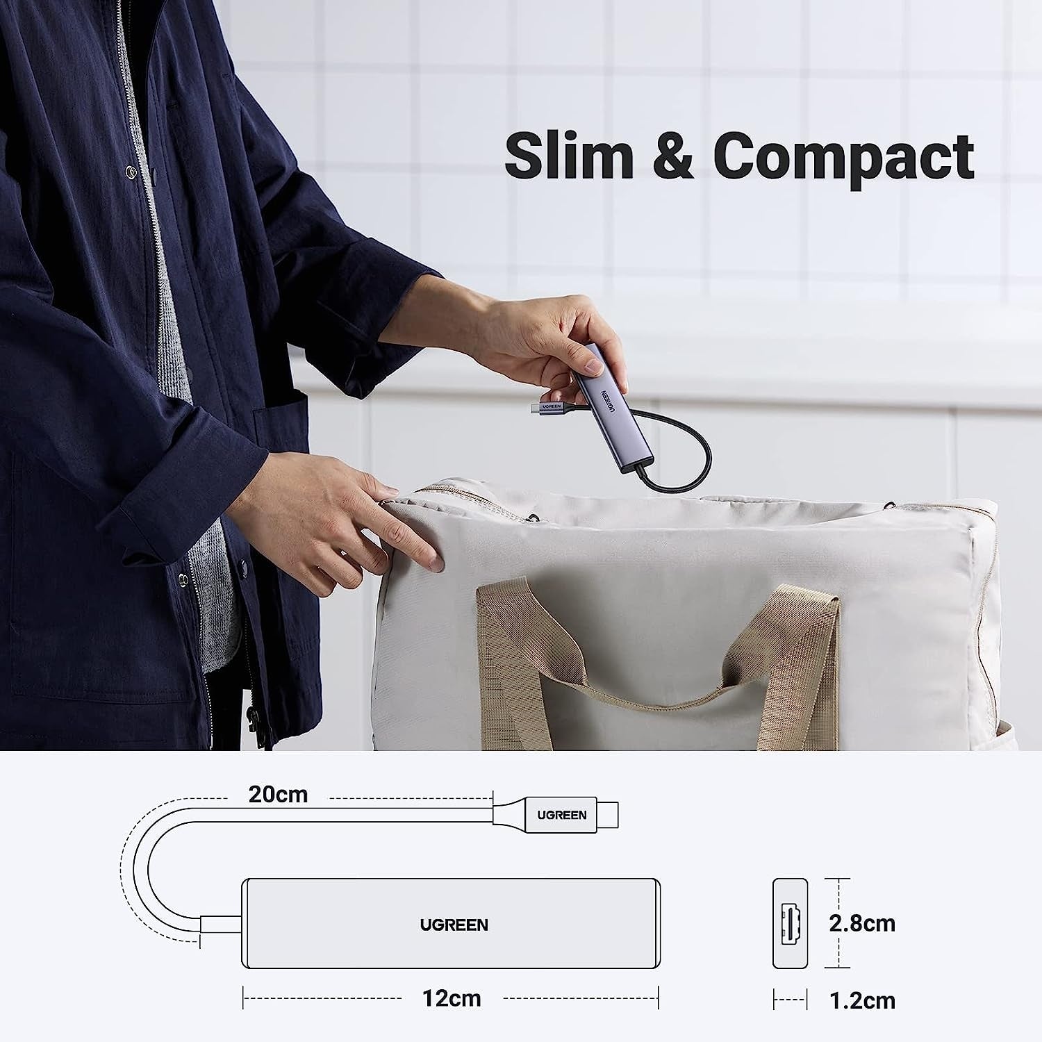 UGREEN 15495 5-in-1 USB-C Hub with 4K HDMI 7