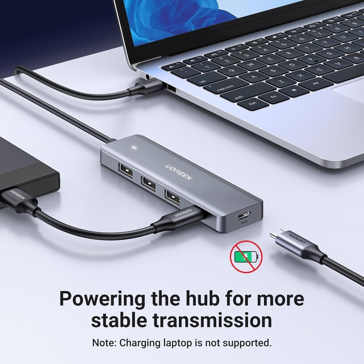 UGREEN 15920 4-Port USB 3.0 Hub 7