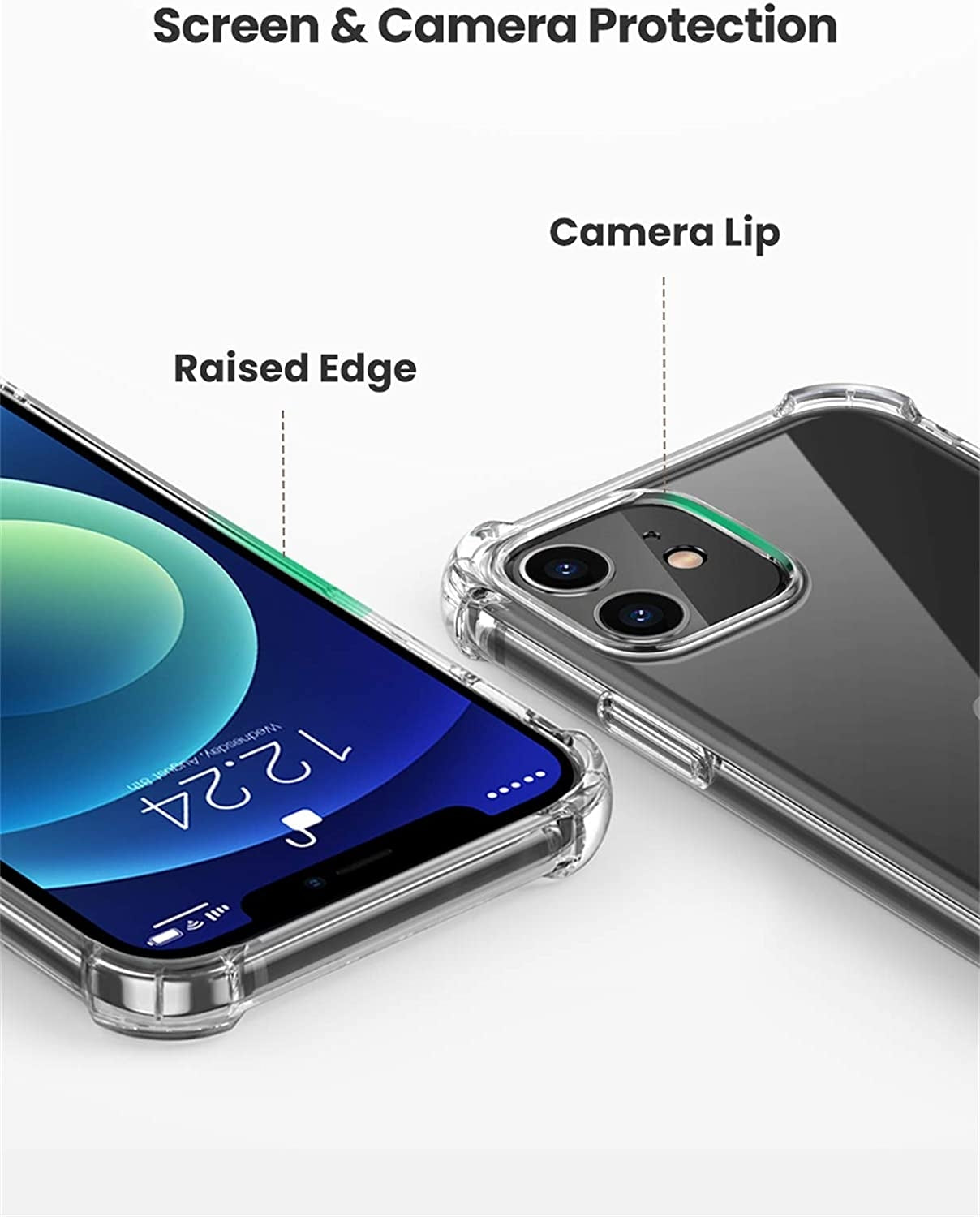 UGREEN 20441 Protective Case for iPhone 12 6.1-inch (Clear) 3