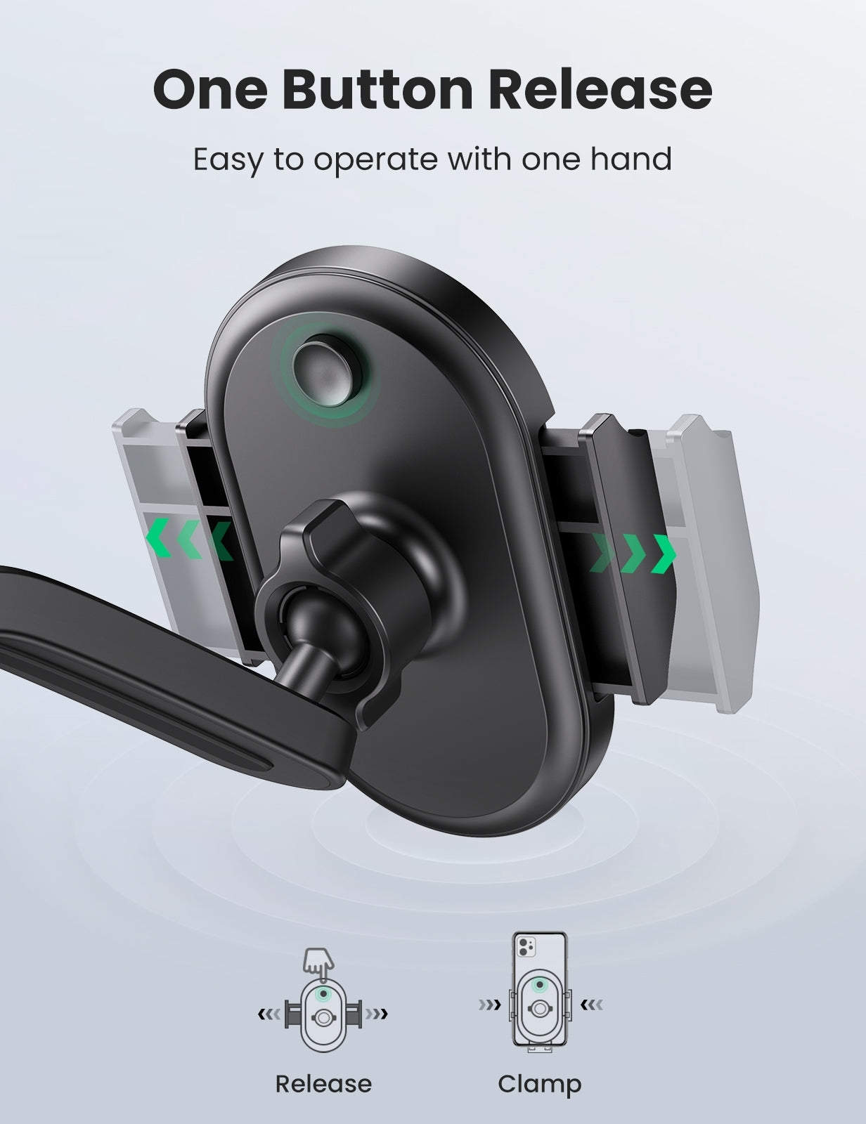 UGREEN 20473 Waterfall-Shaped Suction Cup Phone Mount 5