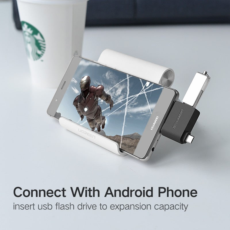 UGREEN Micro USB+ USB-C to USB 3.0 Adapter (30453) 3