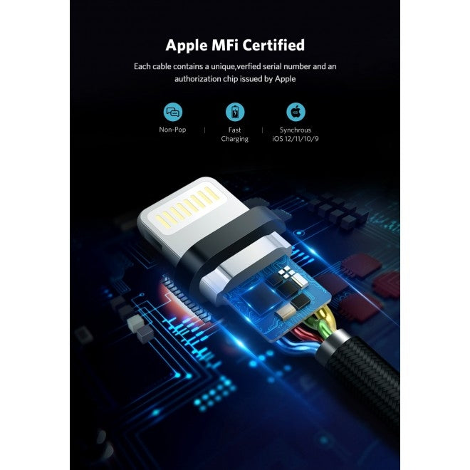 UGREEN 30587 iPhone 8-pin to USB2.0 Sync & Charging Cable 1M Gold 4