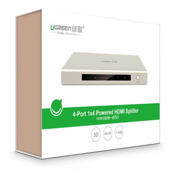 UGREEN HDMI 1 x 4 Amplifier Splitter Zinc Alloy (40277) 4