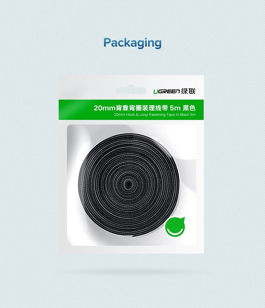 UGREEN 40354 Cable Organizer 2m (Black) 7