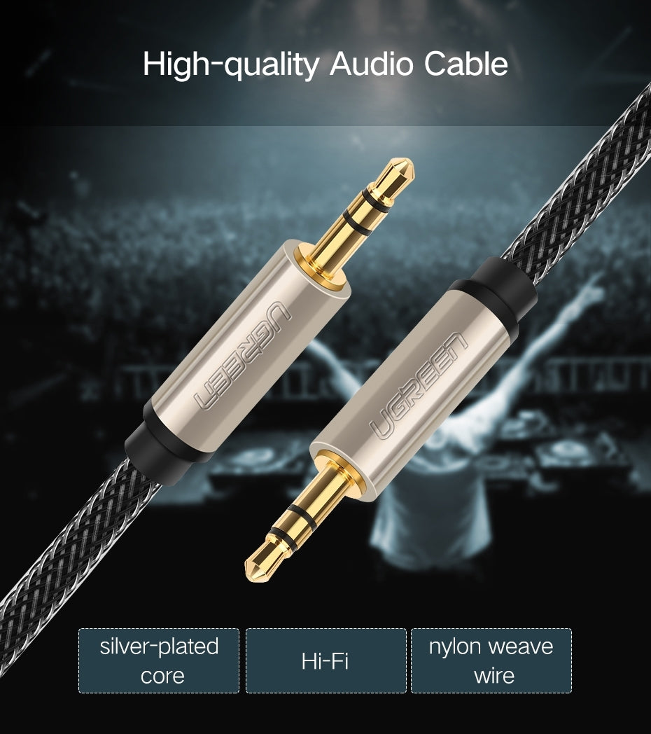 UGREEN 40787 Premium 3.5mm Male to 3.5mm Male Cable 15M 7