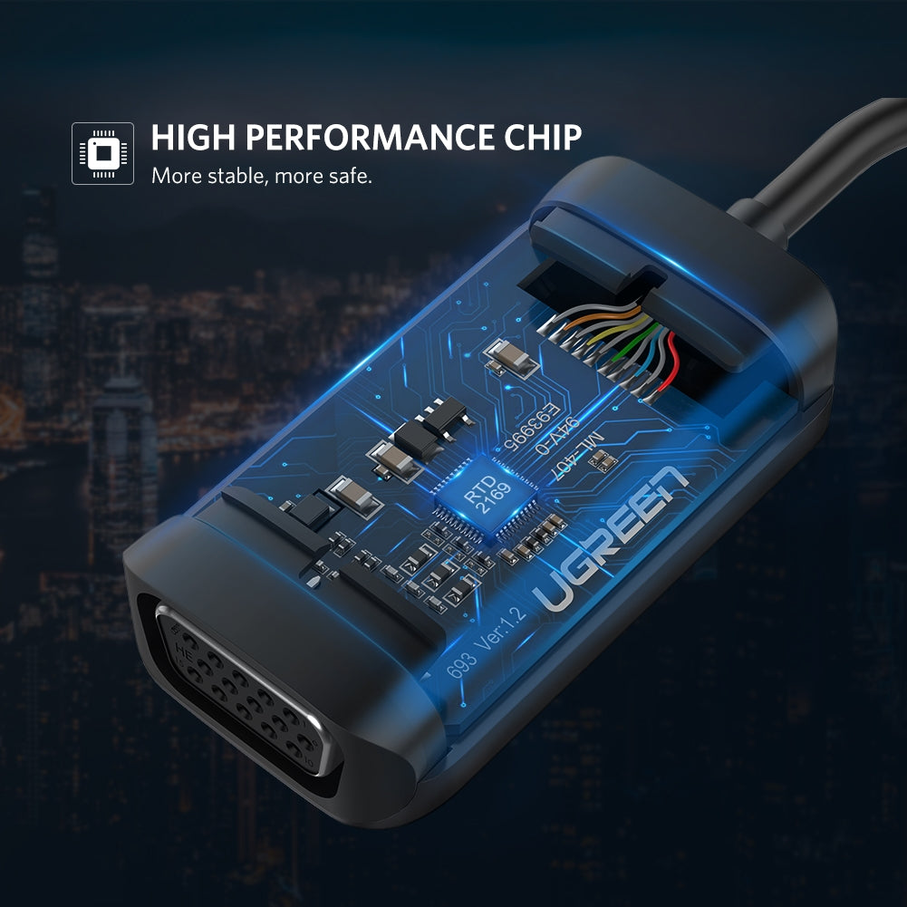 UGreen USB Type C to VGA Converter 50316 6