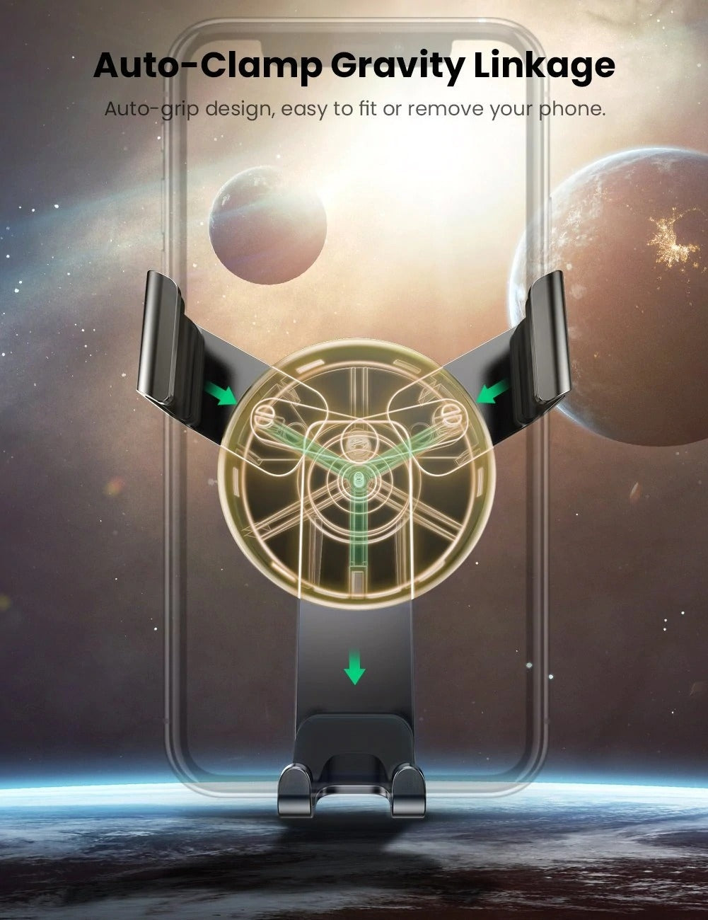 UGREEN 50564 Gravity Drive Car Mount 6