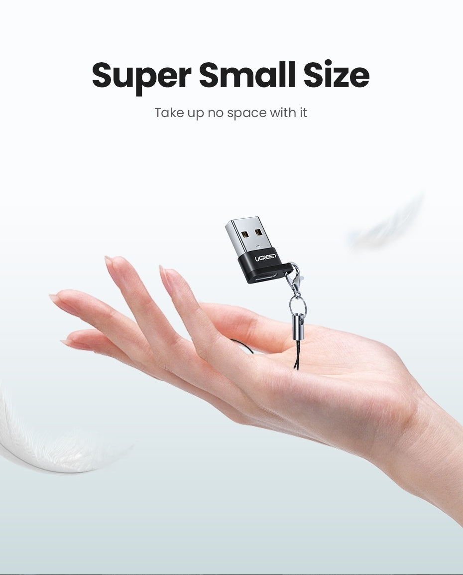UGREEN 50568 USB-C 3.1 Female to USB-A 2.0 Male Adapter 7