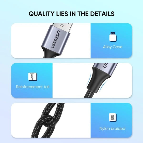 UGREEN 60128 UGREEN USB A to C Quick Charging Cable 2M 7