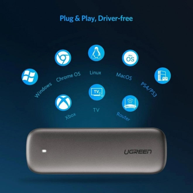 Ugreen M.2 B-Key Hard Drive Enclosure (6Gbps) 60355 3