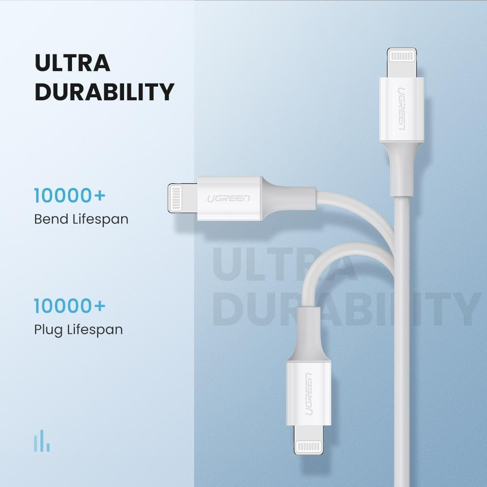 UGREEN 60749 MFi USB-C to iPhone 8-pin Charging Cable 2M 6