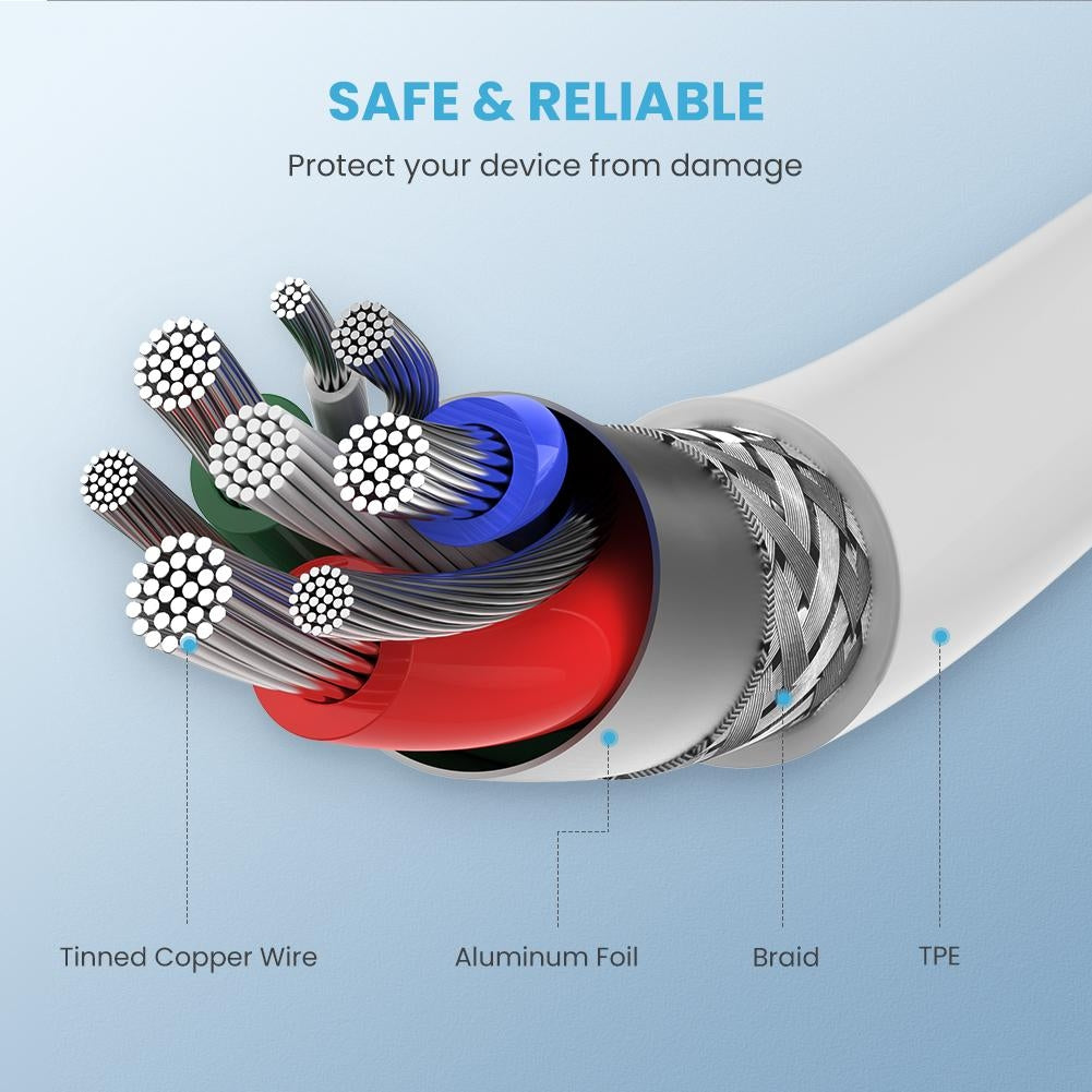 UGREEN 60749 MFi USB-C to iPhone 8-pin Charging Cable 2M 7