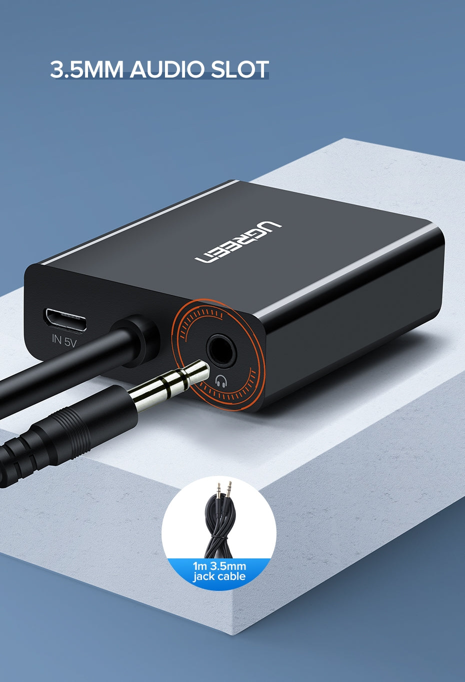 UGREEN VGA to HDMI Converter BLACK 60814 3