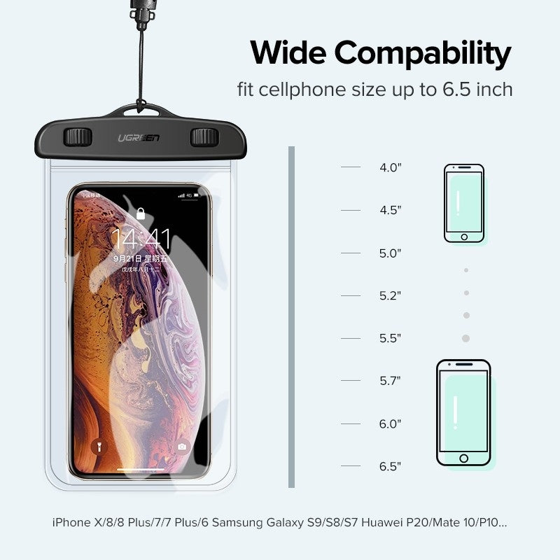 UGREEN Mobile Waterproof Bag Black 60959 5