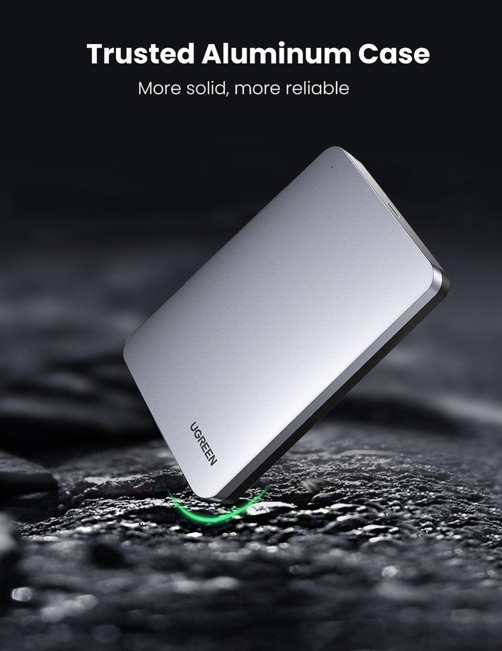 UGREEN 70498 USB C 2.5" Hard Drive Enclosure 5