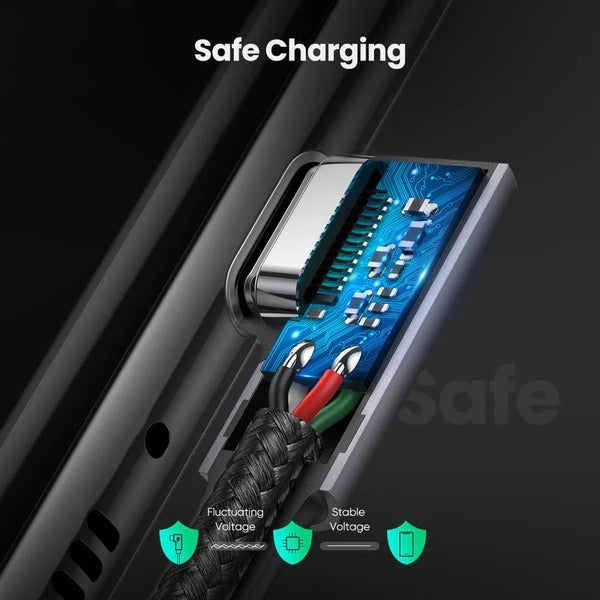 UGREEN 70531 60W Angle USB C to C Cable 2M 5