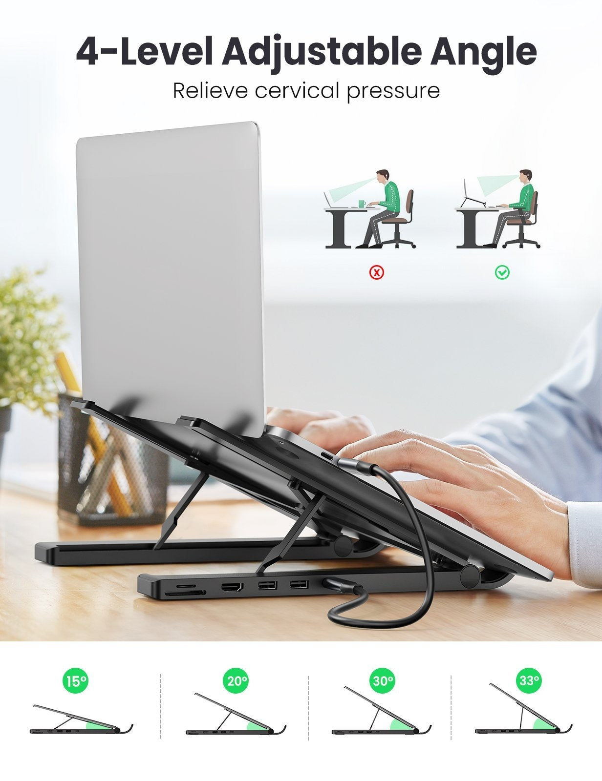 UGREEN X-Kit Laptop Stand Docking Station (80551) 3