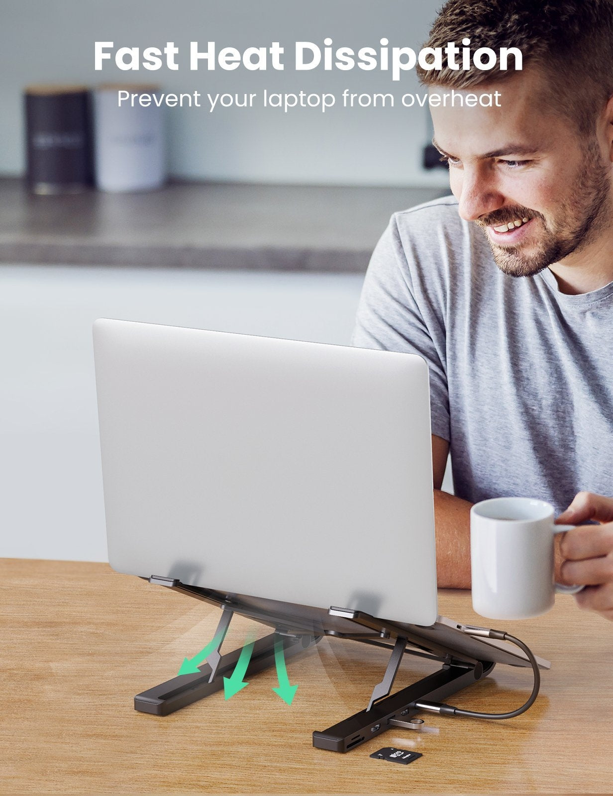 UGREEN X-Kit Laptop Stand Docking Station (80551) 4