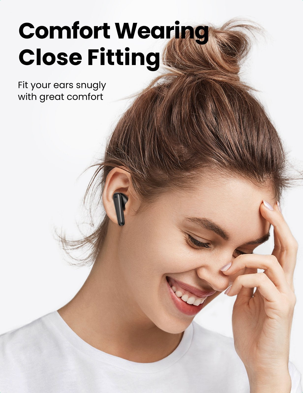 UGREEN 80651 T1 Wireless Earbuds Black 3