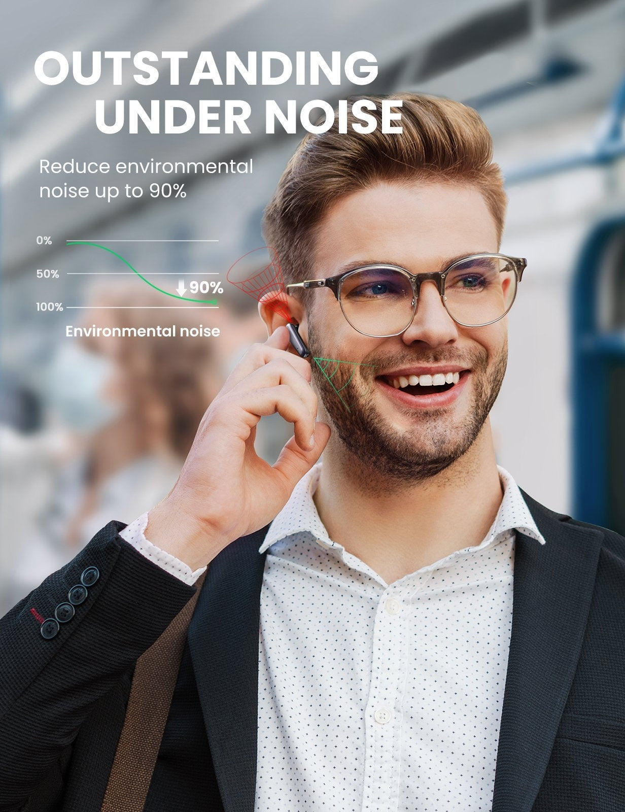 UGREEN 80651 T1 Wireless Earbuds Black 5