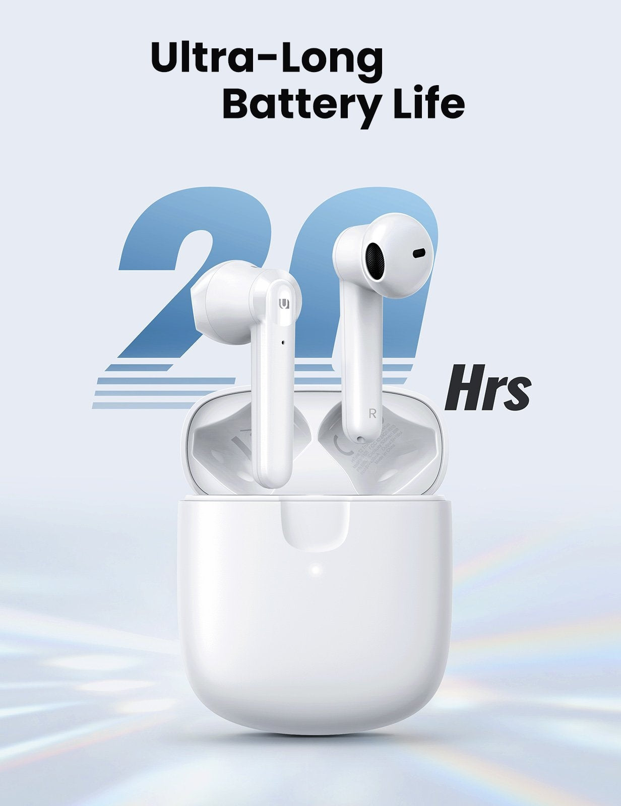 UGREEN 80652 T2 Wireless Earbuds White 5