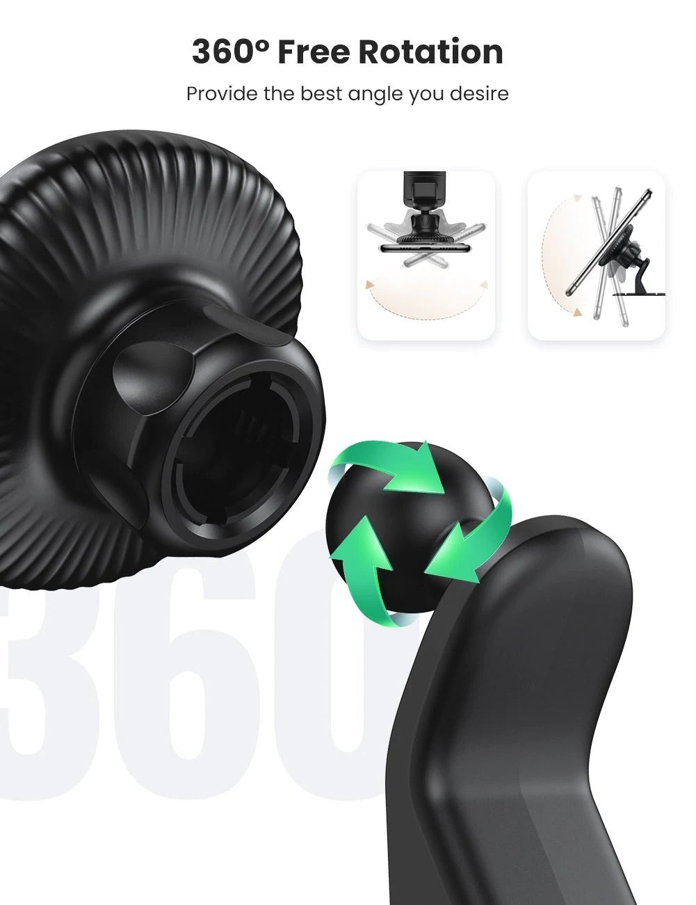 UGREEN 80785 Magnetic Phone Car Mount 6
