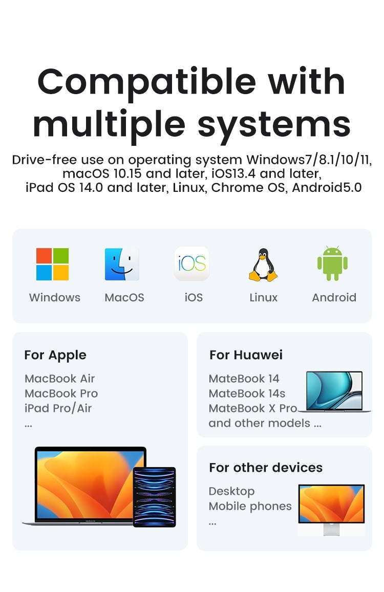 UGREEN 90250 104-Key layout 2.4G Wireless Keyboard 8