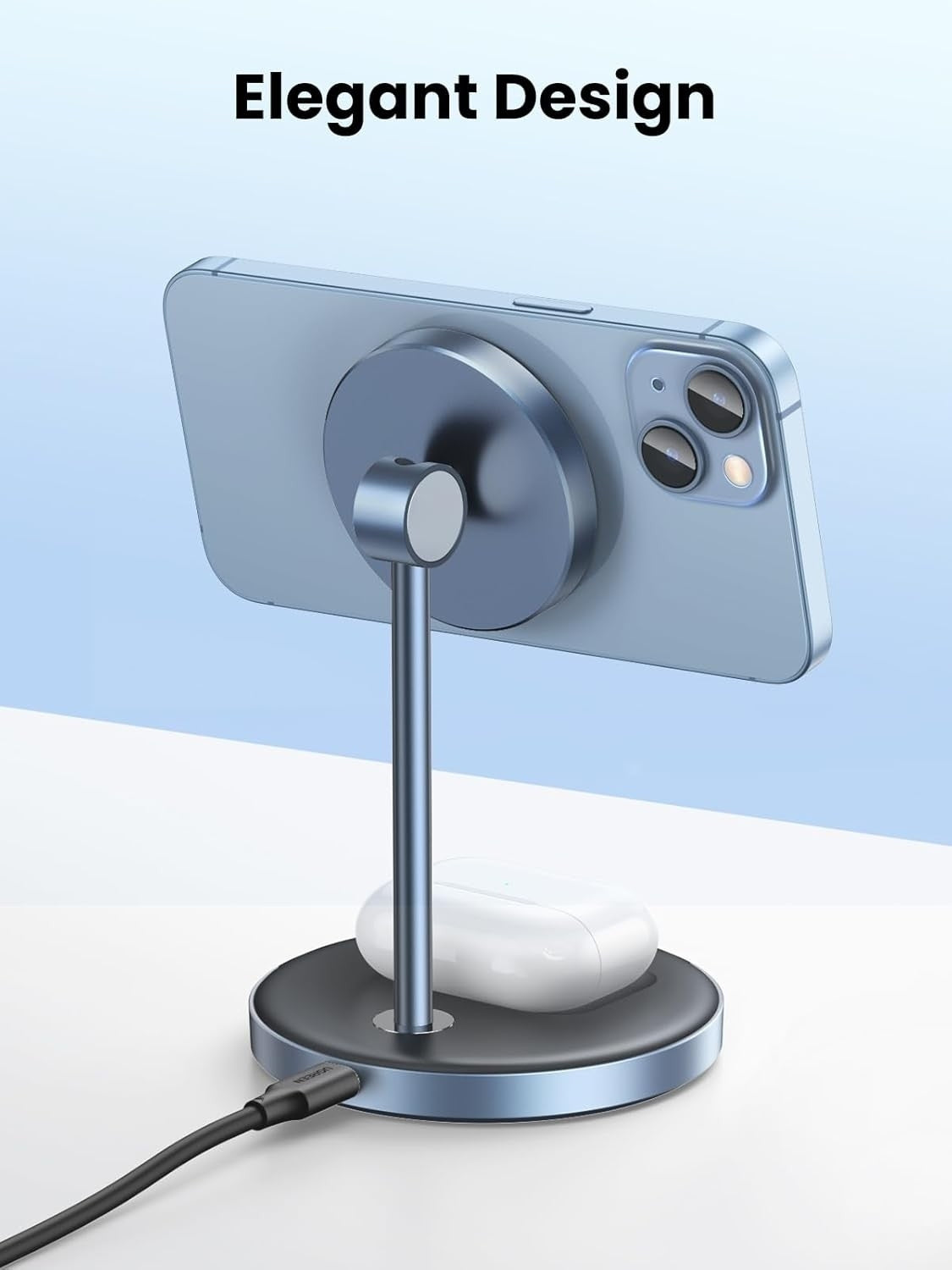 UGREEN 90668 2-in-1 Magnetic Wireless Charging Station 3