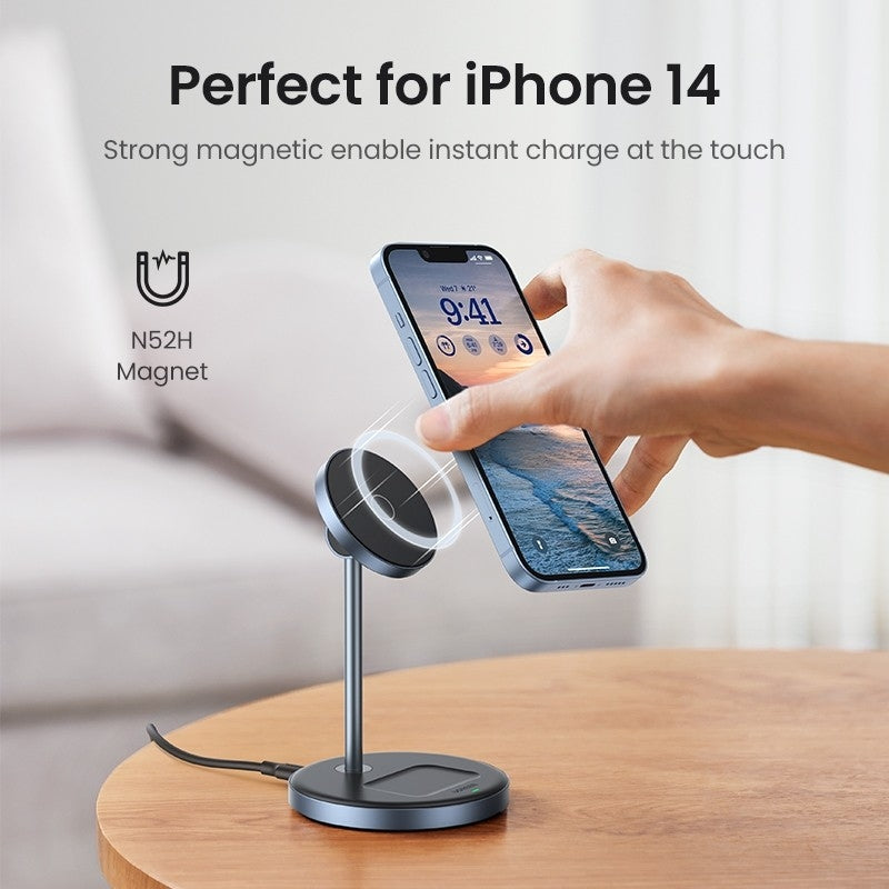 UGREEN 90668 2-in-1 Magnetic Wireless Charging Station 4