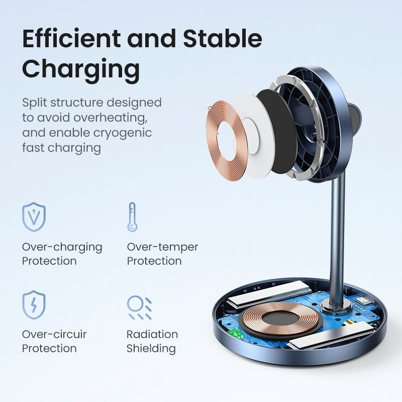 UGREEN 90668 2-in-1 Magnetic Wireless Charging Station 6