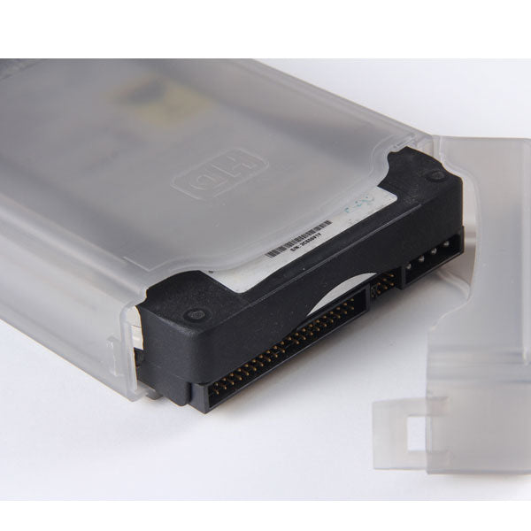 External 3.5" IDE SATA HDD Anti-Static hdd storage Box (Clear) 3